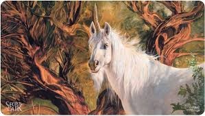Ultra Pro Pelimatto: MTG - Secret Lair Good-Fortune Unicorn Playmat