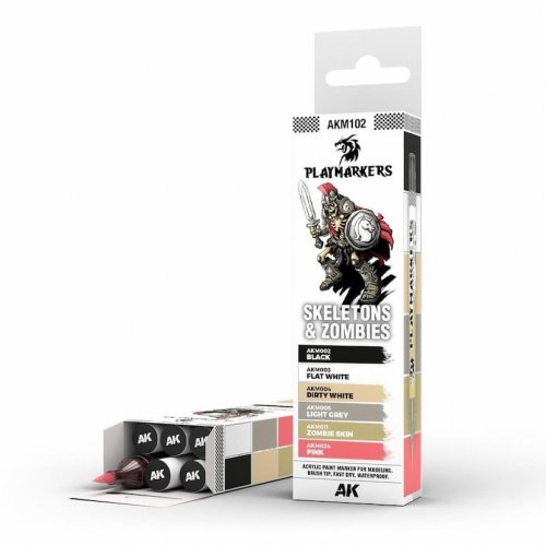 AK Playmarkers: Skeletons & Zombies Set
