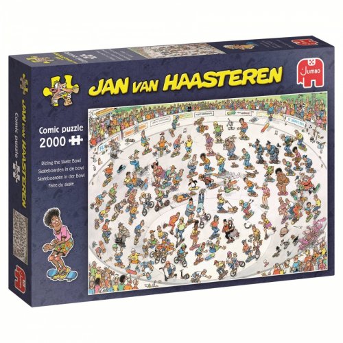Palapeli: Jan Van Haasteren - Riding The Skate Bowl (2000)