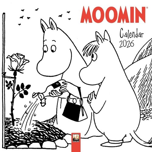 Kalenteri: Moomin Wall Calendar (2026) (Art Calendar)
