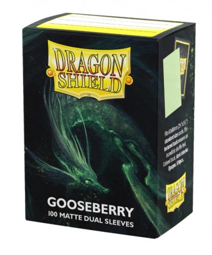 Dragon Shield: Standard Sleeves - Dual Matte Gooseberry (100)