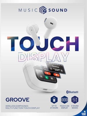 Musicsound: Groove Wireless Bluetooth Earphones