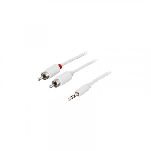 Deltaco: ��nikaapeli 3,5mm Uros - 2xRCA Uros (5m)