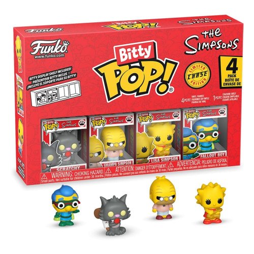 Funko Bitty Pop!: The Simpsons - Series 4, 4-pack (2cm)