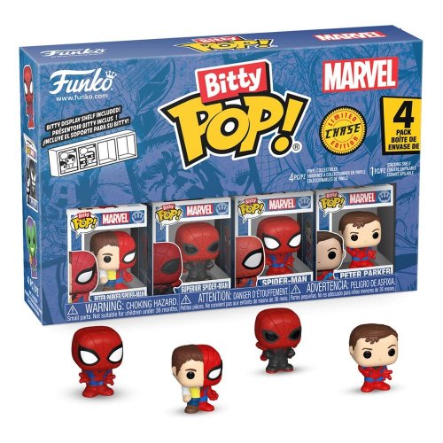 Funko Bitty Pop!: Spider-man - Series 4, 4-pack (2cm)