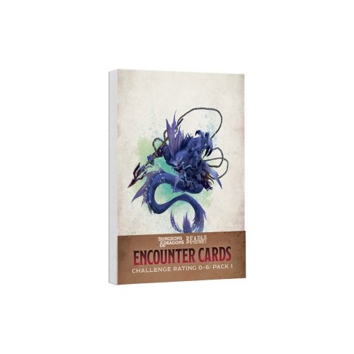 Dungeons & Dragons: RPG Encounter Cards Challenge Rating 0-6 (Pack 1)