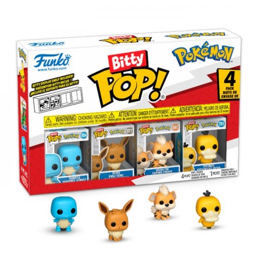 Funko Bitty Pop!: Pokemon - Squirtle (4-pack) (2.5cm)
