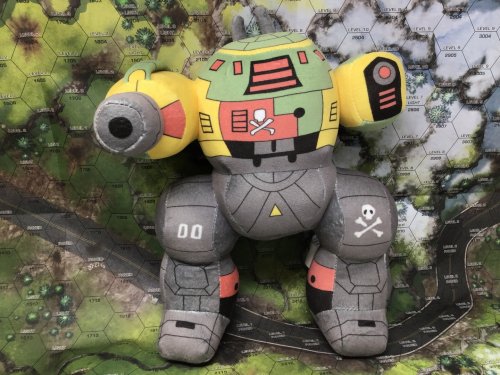Battletech Plushytech Urbanmech (pirate)
