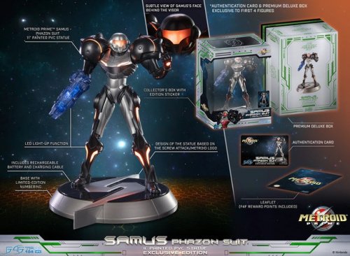 Figu: Metroid Prime - Samus Phazon Suit - Collectors Edition (F4F, 28cm)