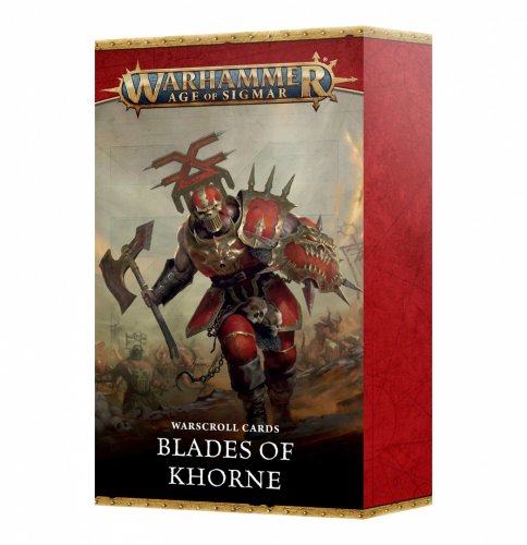 Age of Sigmar: Warscroll Cards Blades Of Khorne