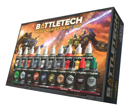 Battletech Mercenaries Paint Set