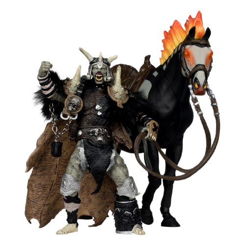 Figu: Spawn Bloodaxe With Horse (Spawn) - Mcfarlane Toys 30th An