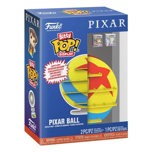 Funko Bitty Pop!: Pixar - Pixar Ball, Display With 2 Figures