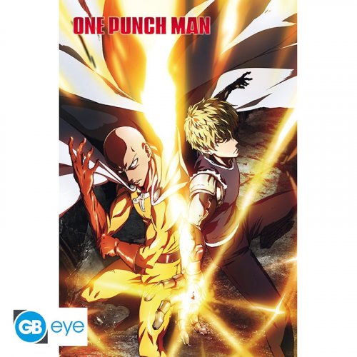 Juliste: One Punch Man - Saitama & Genos (91.5x61cm)