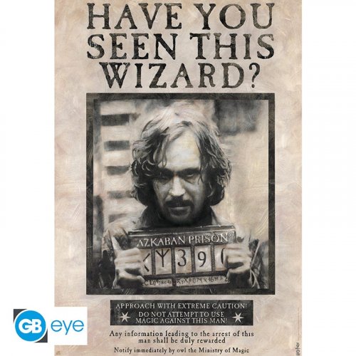 Juliste: Harry Potter - Wanted Sirius Black (91.5x61cm)