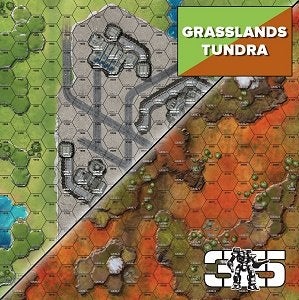 Battletech: Neoprene Battlemat Grasslands Tundra