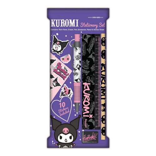 Kirjoitussetti: Sanrio - 6-pack Kuromi