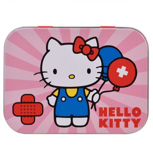 Laastari: Hello Kitty - Hello Kitty Metal Band-aid Box (24kpl)