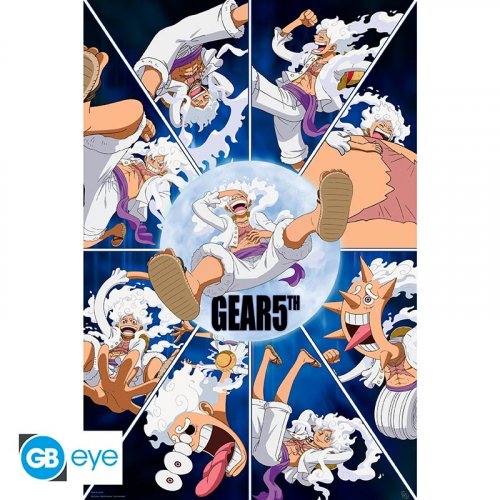 Juliste: One Piece - Gear 5th Looney (91.5x61cm)