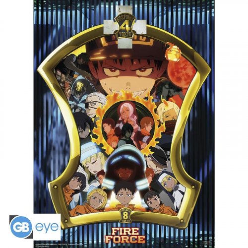 Juliste: Fire Force - Special Fire Forces (52x38cm)