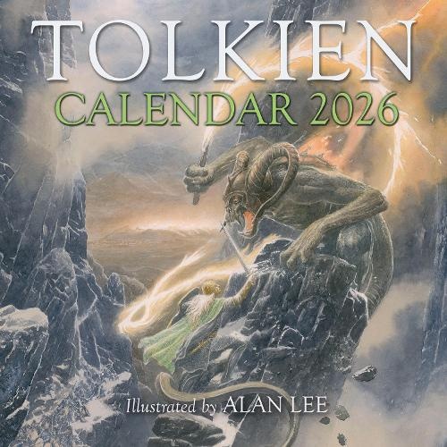 Kalenteri: Tolkien Calendar (2026) The Great Tales of Middle-Earth