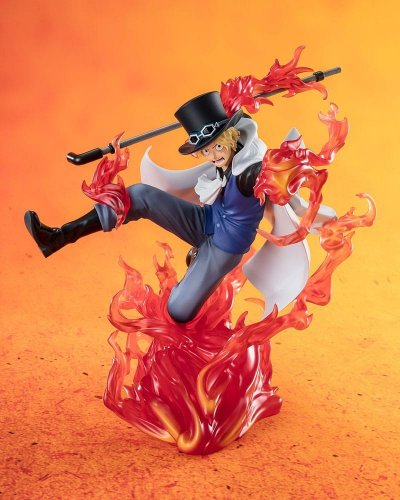 Figu: One Piece Figuarts Zero EB - Sabo Fire Fist Rook Check