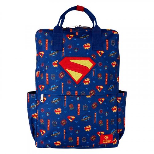 Reppu: Dc Comics By Loungefly - Full-size Nylon Superman