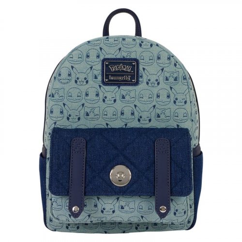 Reppu: Pokemon By Loungefly - Mini Faux Denim