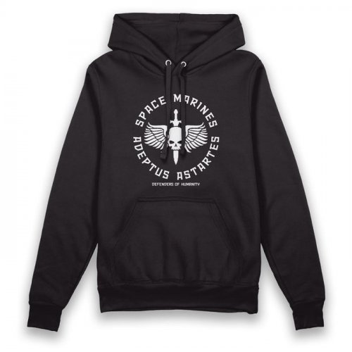 Huppari: Warhammer 40K - Space Marines Adeptus Astartes Adult Hoodie (M)
