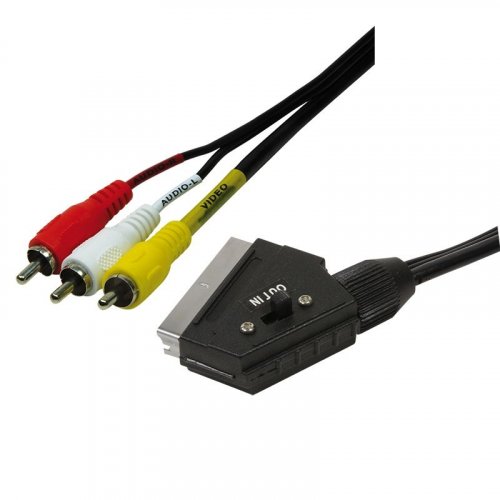 Wentronic: 2.0m SCART to RCA Cable