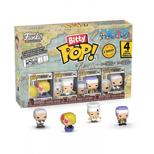 Funko Bitty Pop!: One Piece - Sanji, 4-pack