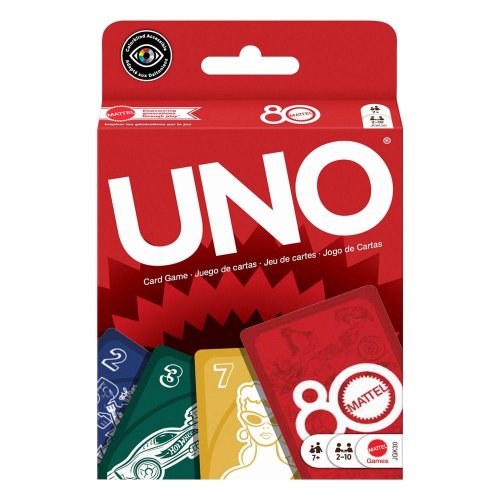 UNO: Mattel 80th Anniversary Ruby Red