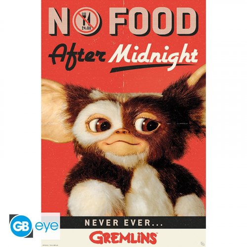 Juliste: Gremlins - No Food After Midnight (91.5x61cm)