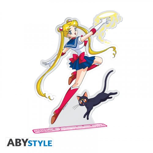 Figu - Acryl: Sailor Moon -  Sailor Moon & Luna, XXL
