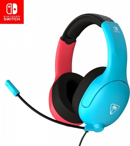 Turtle Beach: Airlite Fit - Wired Gaming Headset (NeonBlue&Red)