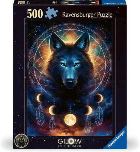 Palapeli: Starline - Wolf (Glow In The Dark) (500)