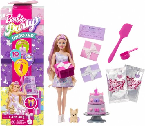 Barbie: Party Unboxed Reveal - Blonde Hair Doll