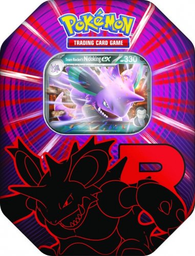 Pokemon TCG: SV10 Destined Rivals Tin (Team Rockets Nidoking ex)