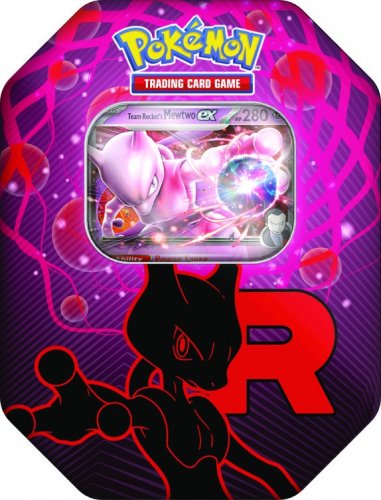Pokemon TCG: SV10 Destined Rivals Tin (Team Rockets Mewtwo ex)