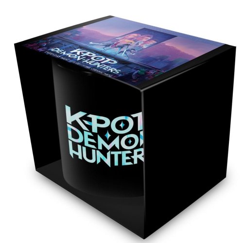 Muki: K-pop Demon Hunters - K-pop Logo Black (315ml)