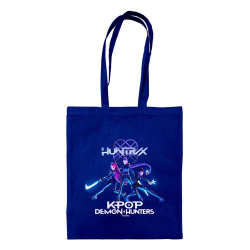 Laukku: K-pop Demon Hunters - Trio - Navy Blue Tote Bag