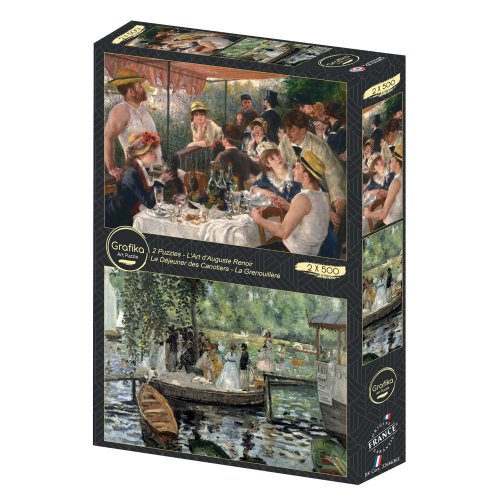 Palapeli: Le D�jeuner Des Canotiers And La Grenouill�re (2x500)