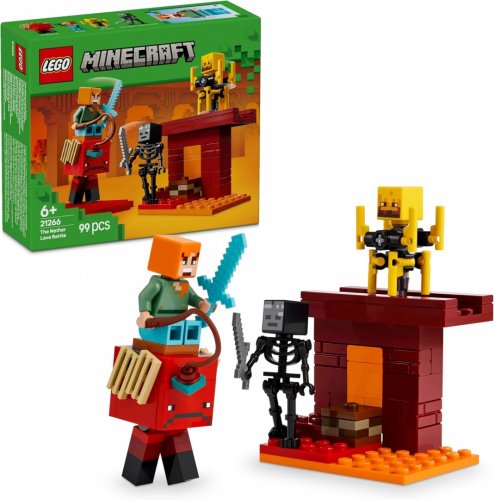 Lego: Minecraft - The Nether Lava Battle