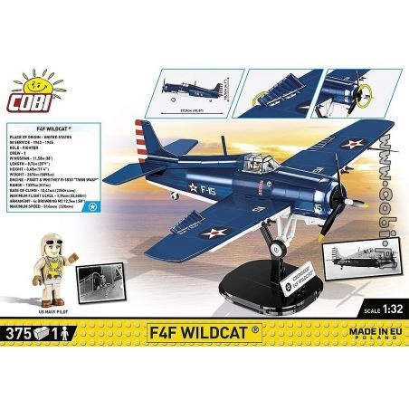 Cobi: World War II - F4F Wildcat Northrop Grumman (375)