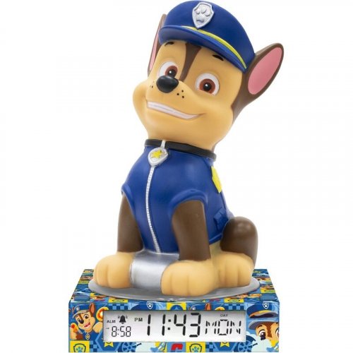 Lamppu: Paw Patrol - 3D With Alarm Clock