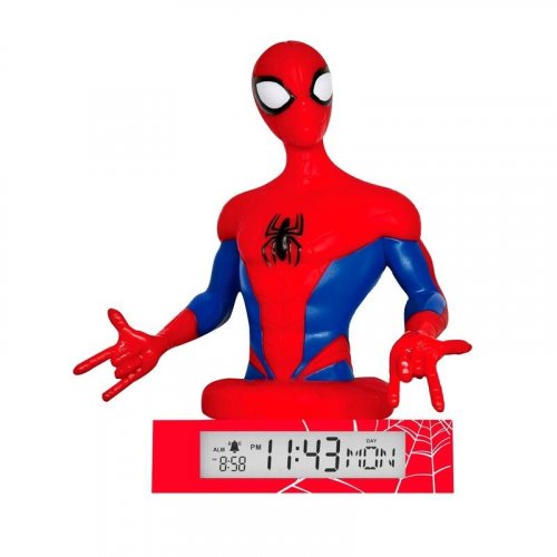 Her�tyskello: Marvel - Spiderman 3D Light