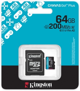 Muistikortti: Microsdxc Gen4 200mb/s A2 U3 V30 + Adp (256GB)