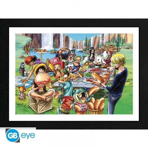 Taulu: One Piece - Hot-dog Party (30x40)