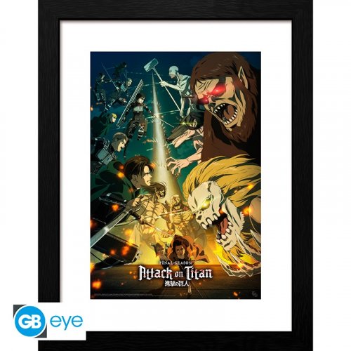 Taulu: Attack On Titan - S4 Key Art 3 (30x40)
