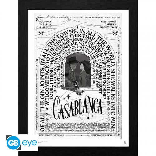 Casablanca - Framed Print Warner 100th (30x40)